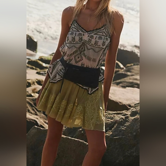 Free People Over You Lace Half Slip Skirt - Picture 6 of 7